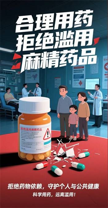 24.《合理用药，拒绝滥用麻精药品》（湖南省禁毒办选送）.jpg